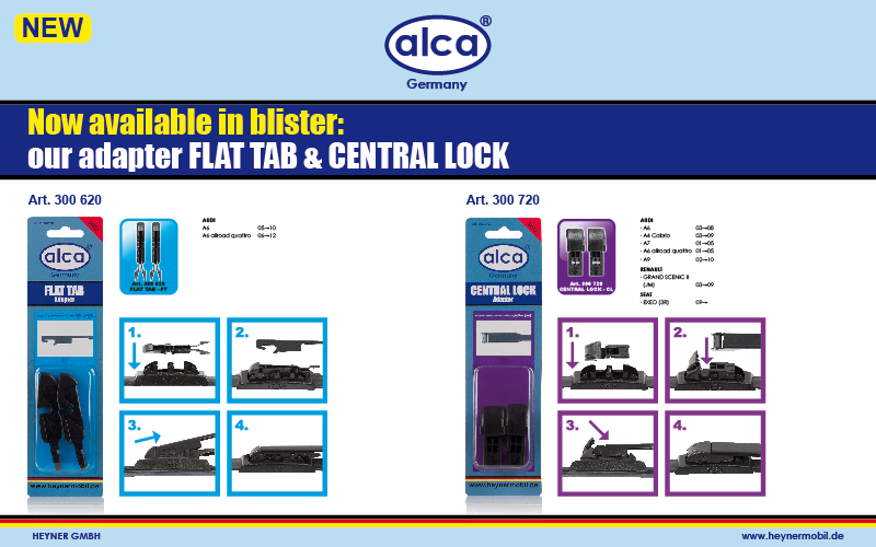 Adapter FLAT TAB und CENTRAL LOCK